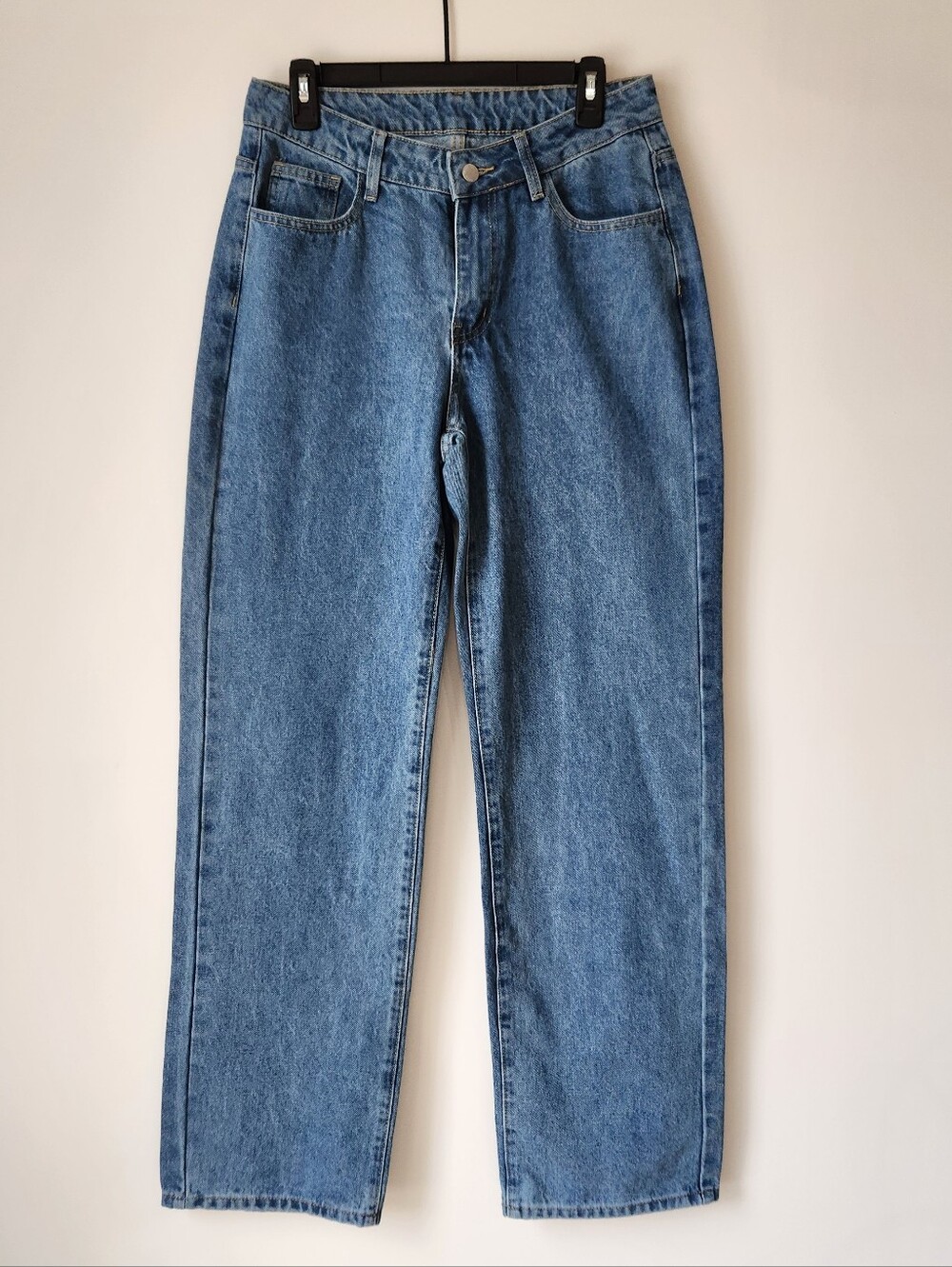 SHEIN - Classic Blue Straight Jeans - M Long